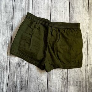 J.Crew Olive Cloth Shorts